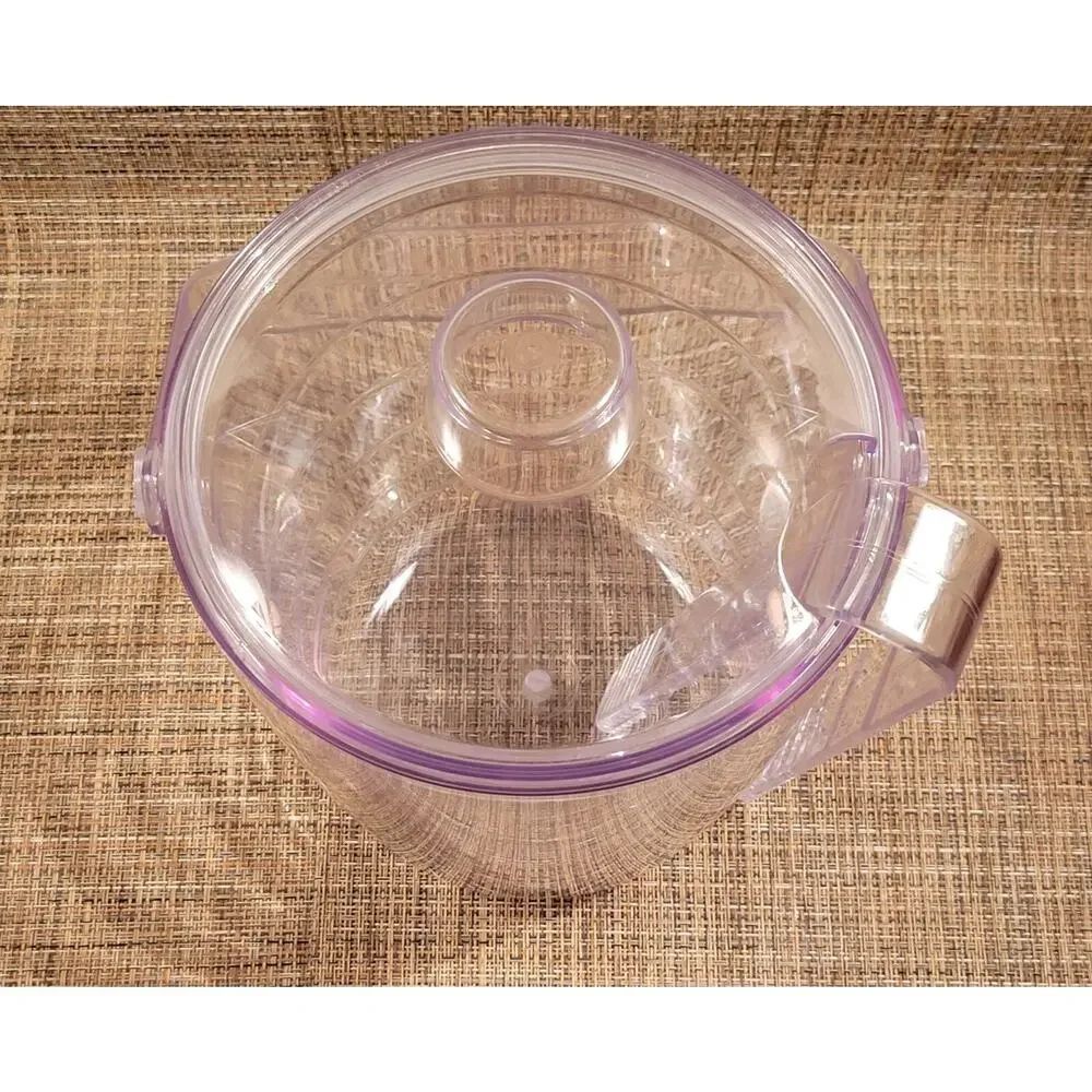 TERVIS Ice Bucket 2.5 qt Clear with Tongs and Handle